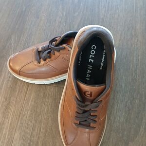 Cole Haan Men's Brown Leather Sneakers